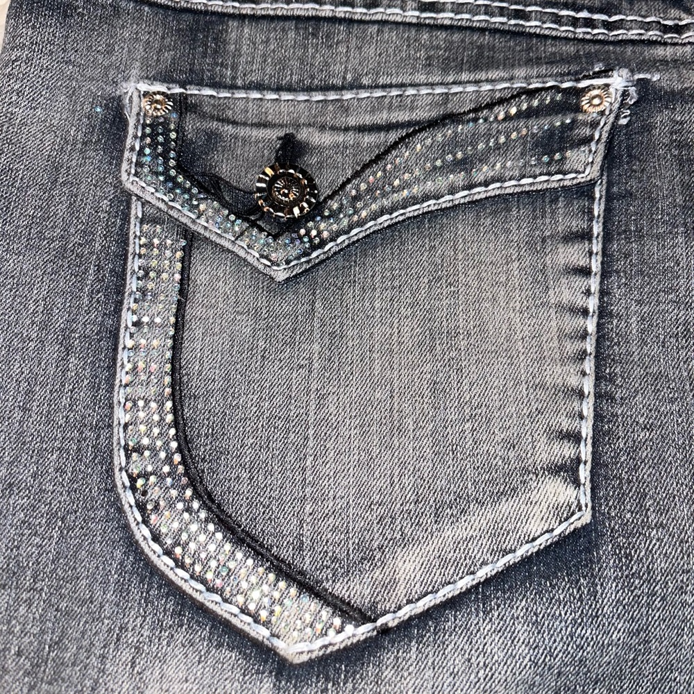 Grey jeans nice style